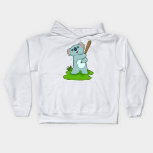 Koala Baseball Baseball bat Kids Hoodie